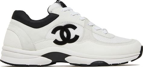 grijze chanel sneakers|Chanel black and white sneakers.